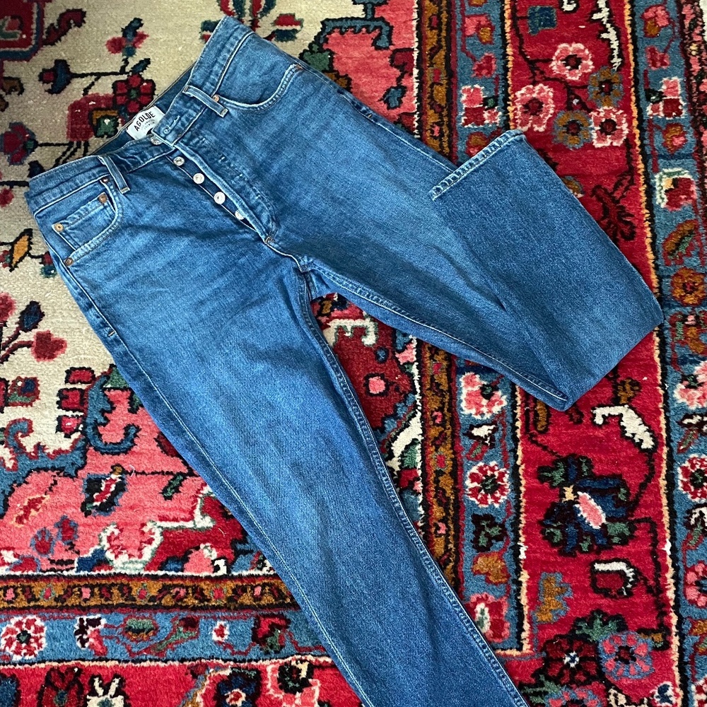 AGOLDE Nico High Rise Slim Fit